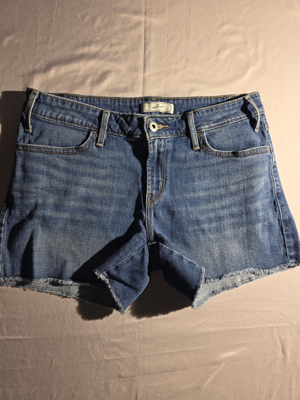 Levi's Blue Denim Jean Shorts 2.5" Inseam